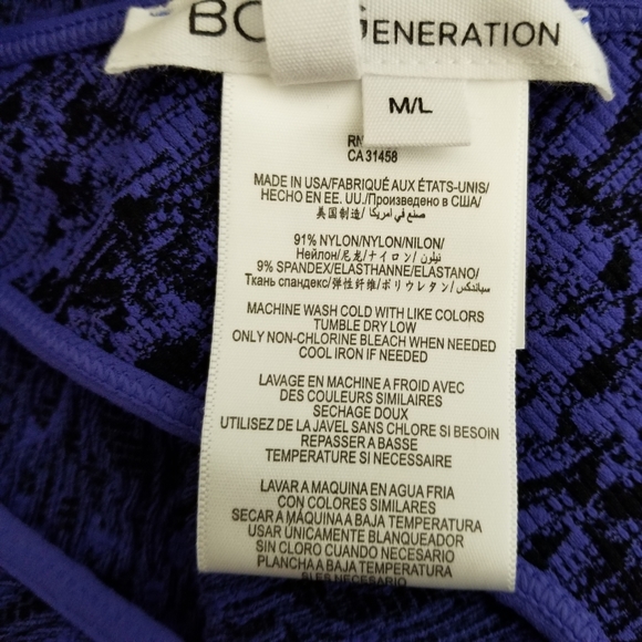 BCBGeneration M/L One Shoulder Bodycon Dress NWT - Picture 6 of 7